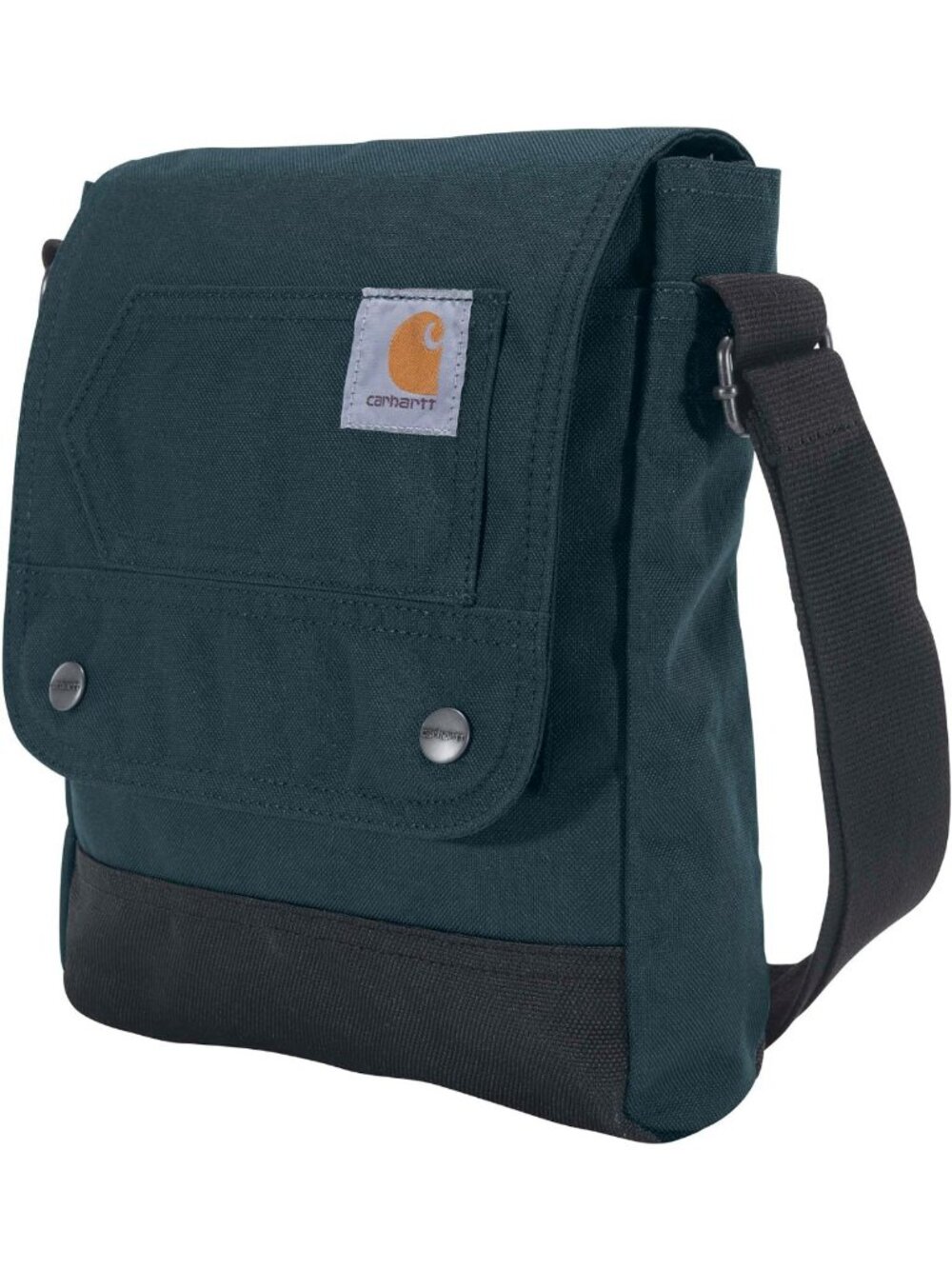 Carhartt Crossbody Snap Bag, Durable, Adjustable Shoulder Bag with Flap Over